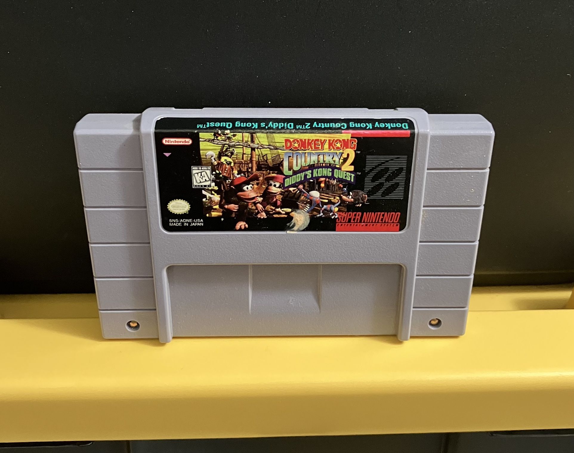Donkey Kong Country 2 for Super Nintendo Entertainment System video game console cartridge SNES DKC