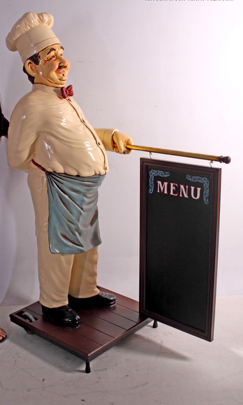 Chef / Baker / Cook / Restaurant statue 5ft