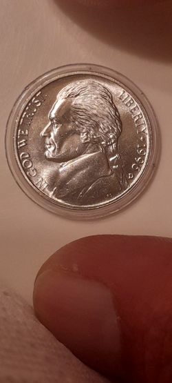 1996 D NICKEL. Beautiful UNCIRCULATED  With VERY NICE FULL STEPS TAKING OFFERS 