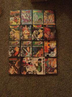 Missing 2 Movies From Original Dragon Ball Z, Also Have The Last From NARUTO, And Season 2 Volume One Of Original ThunderCats