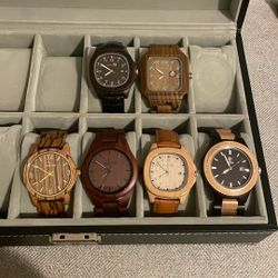 Wood Watch Collection- New BATTERIES