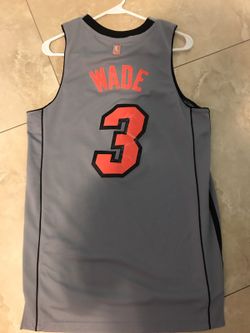 Dwayne wade heat jersey grey and orange
