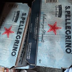 S.Pellegrino Water Glass Bottles