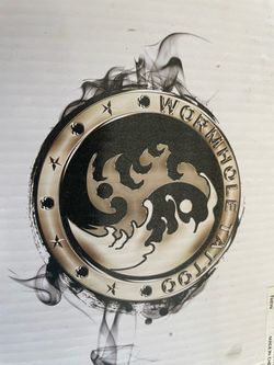 Wormhole tattoo gun set , tattoo needles , ink , ink cartridges , fake skins , transfer paper and transfer printer