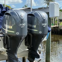 2 Yamaha Outboards 300 Horse