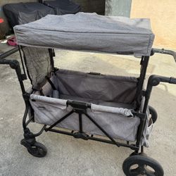 Jeep Wagon Stroller, Gray 