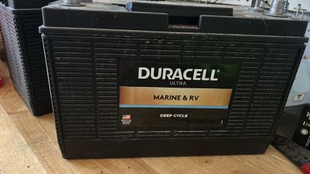 2 Duracell deep cycle batteries