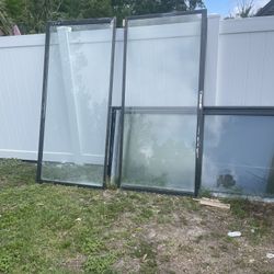 Glass Sliding Doors  Have 6 36 Wide 79 Tall 