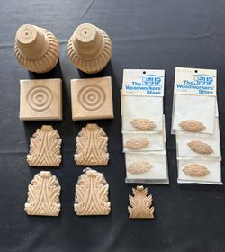 Various Decorative wood Pieces