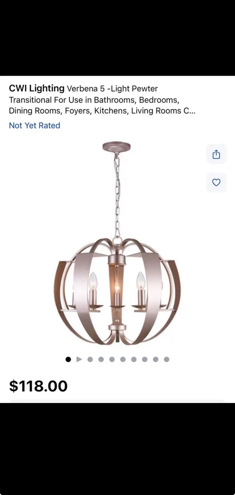 Verbena 5 Light Chandelier