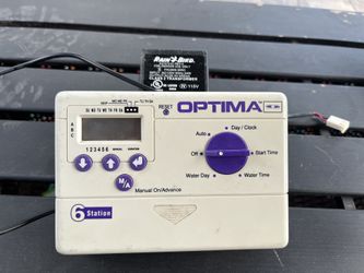 Rain Bird Optima 6 Station Sprinkler Control