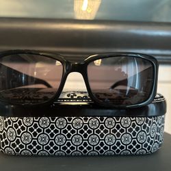 Brighton Silver Brocade Sunglasses With Case