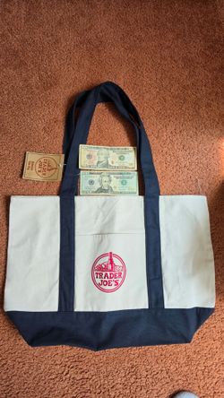 Last 1 left trader's Joe's Tote big bags blue