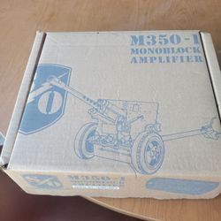 Sound Ordnance Power AMP M-350-1 BRAND NEW IN BOX
