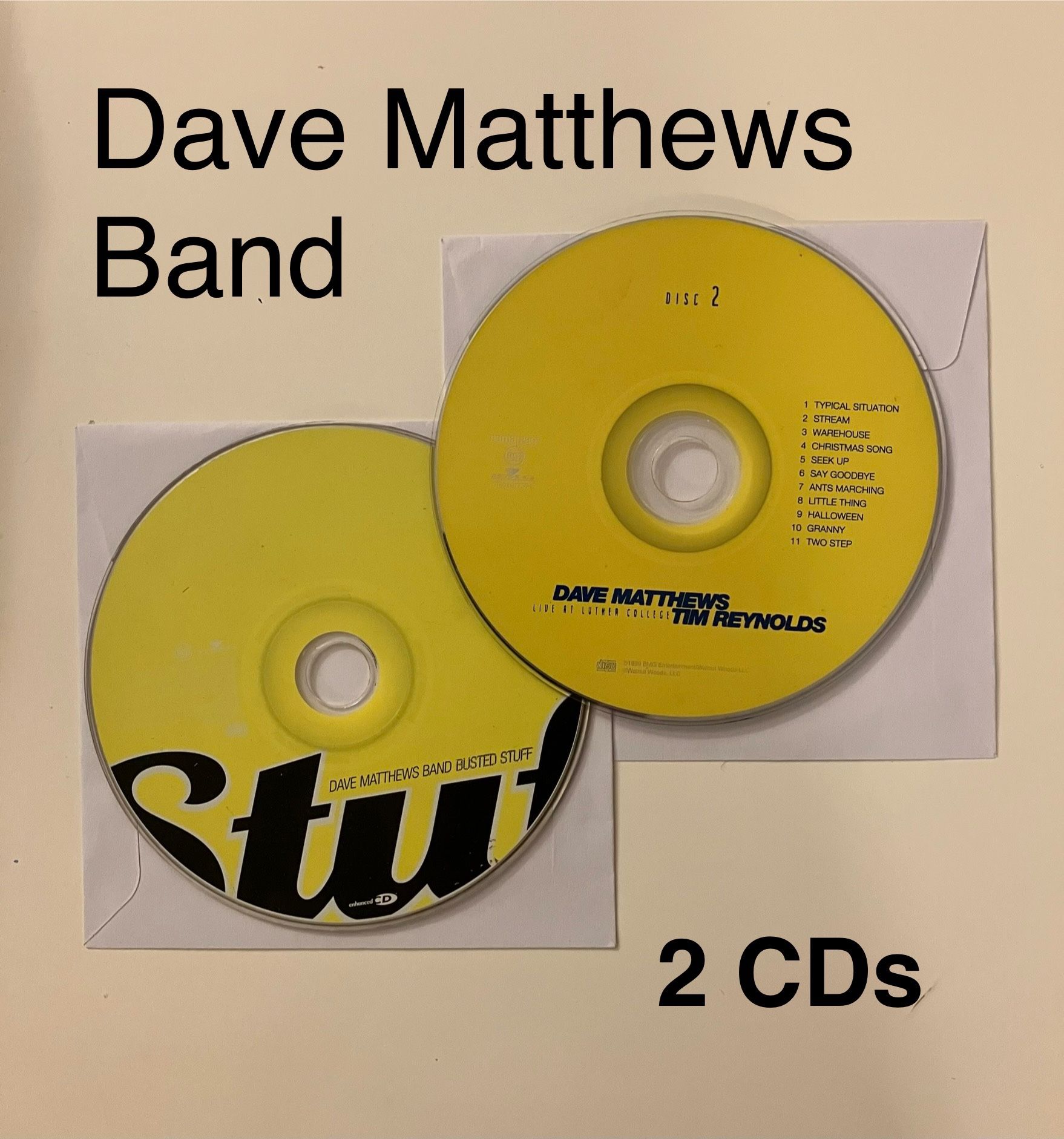 2 CDs Dave Matthews Band