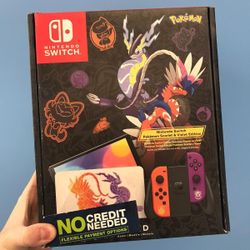 Nintendo Switch Oled Pokémon Edition New- $25 DOWN Today - NO Credit Payment Plan Options