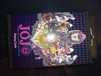 Jojo's Bizzare Adventure Jjba Jojo Anime Manga Playing Cards