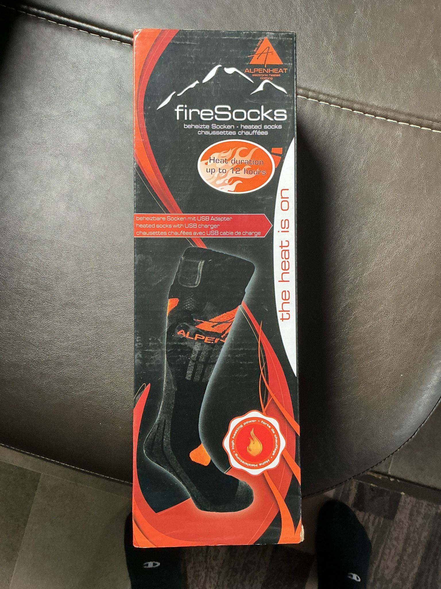 Heated Fire Socks