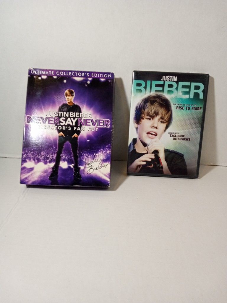 JUSTIN BIEBER DVD BUNDLE
