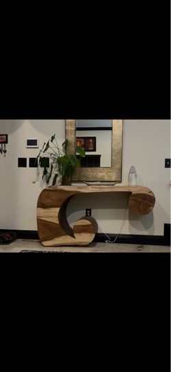 Solid Wood Entrance Table