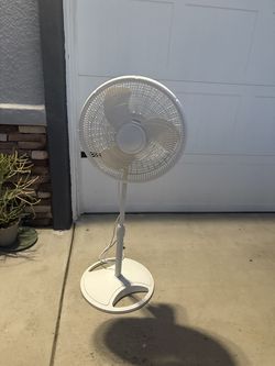 Lasko white pedestal fan 18”