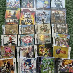 Nintendo 3DS, Nintendo DS, Wii, Xbox 360, Naruto, Kirby, Video Games, Zelda, Kingdom Hearts, Street Fighter, Crash Bandicoot