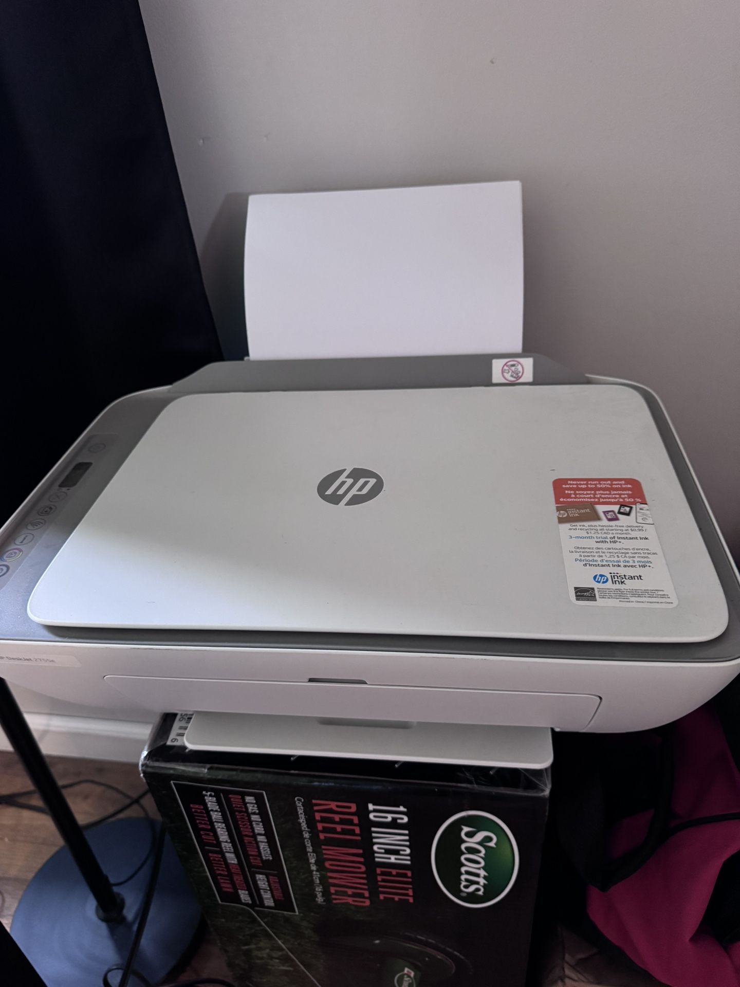 HP instant ink printer display picture 1