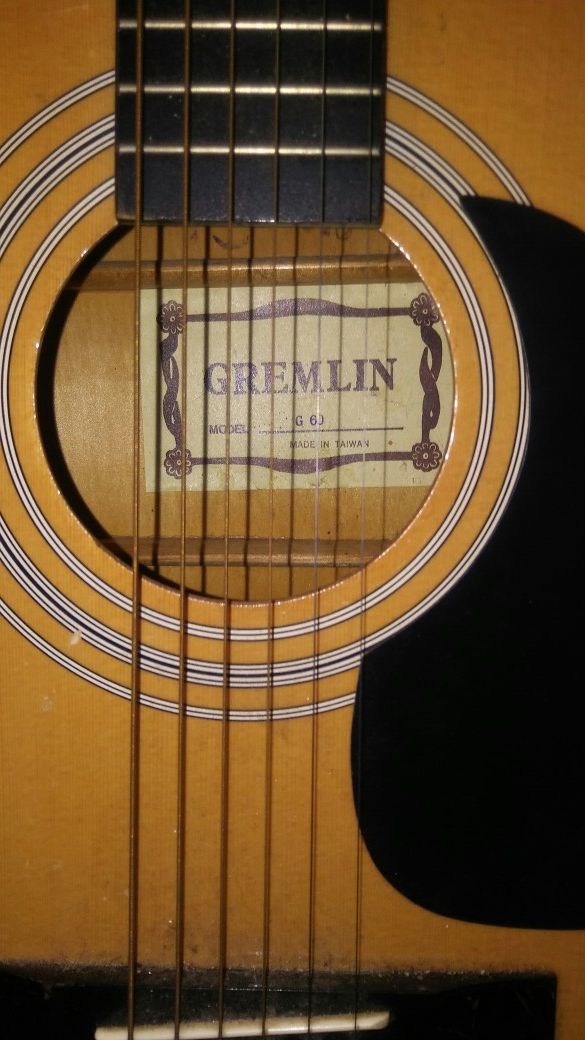 Gremlin G60 Acoustic Guitar. for Sale in Parlier CA OfferUp