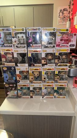 62 Funko Pops & Collectible Figures Lot – Marvel, Anime, Harry Potter, Exclusives