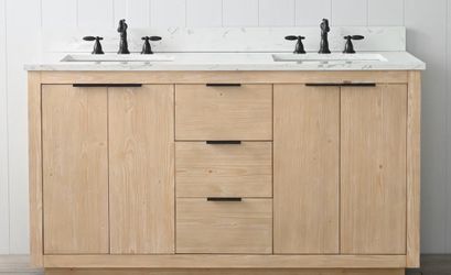 Double sink vanity