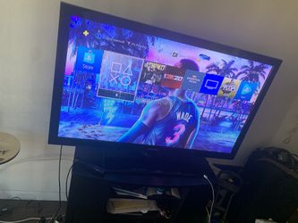 55in Samsung tv still works comes with remote