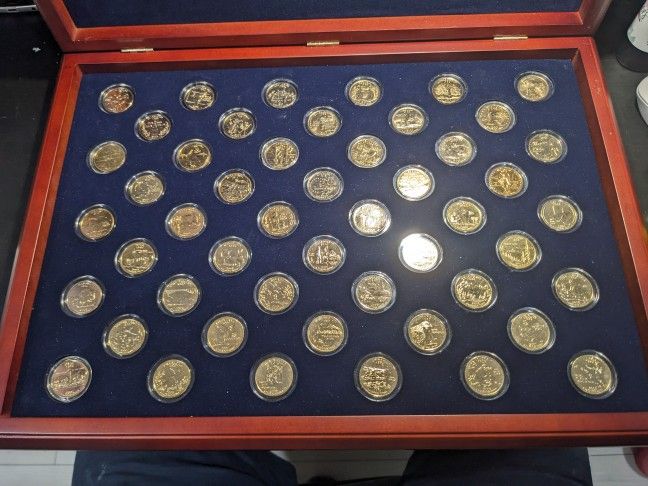 State Quarters gold plated