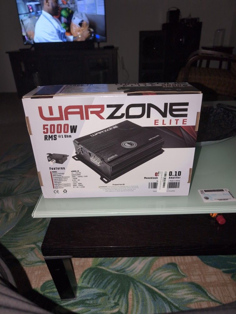 5000 W RMS 1 Ohm ( Competition Series Warzone Elite)