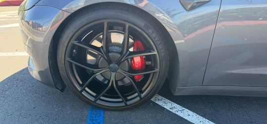 20” Satin black Tesla wheels 5x114.3mm