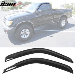 Fits 95-04 Toyota Tacoma Standard Cab Acrylic 2PCS Window Visors Vent Rain Guard