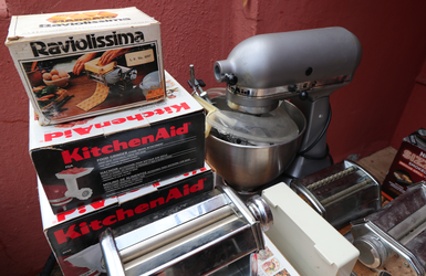 KitchenAid Stand Mixer + Pasta Makers & Food Processing Attachments – Complete Bundle!