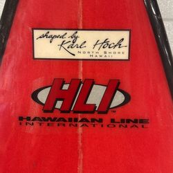 7’2” Karl Hoch North Shore Step-Up/ Semi-Gun