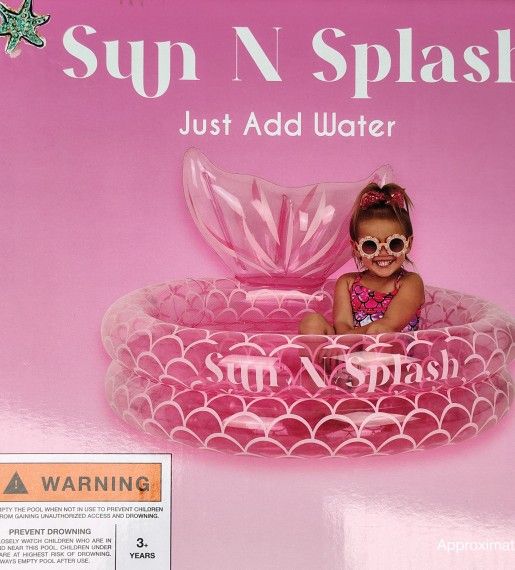 New In Box. MERMAID POOL. SEE PHOTOS. CASH, PICK-UP ONLY