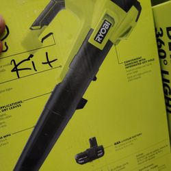 Ryobi 18v Blower Kit With 4.0ah Battery And Charger