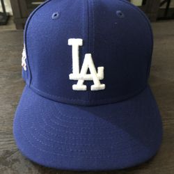 LA DODGERS 2024 WORLD SERIES CHAMPIONS New Era Hat Cap 59FIFTY Fitted 7 3/8 NEW
