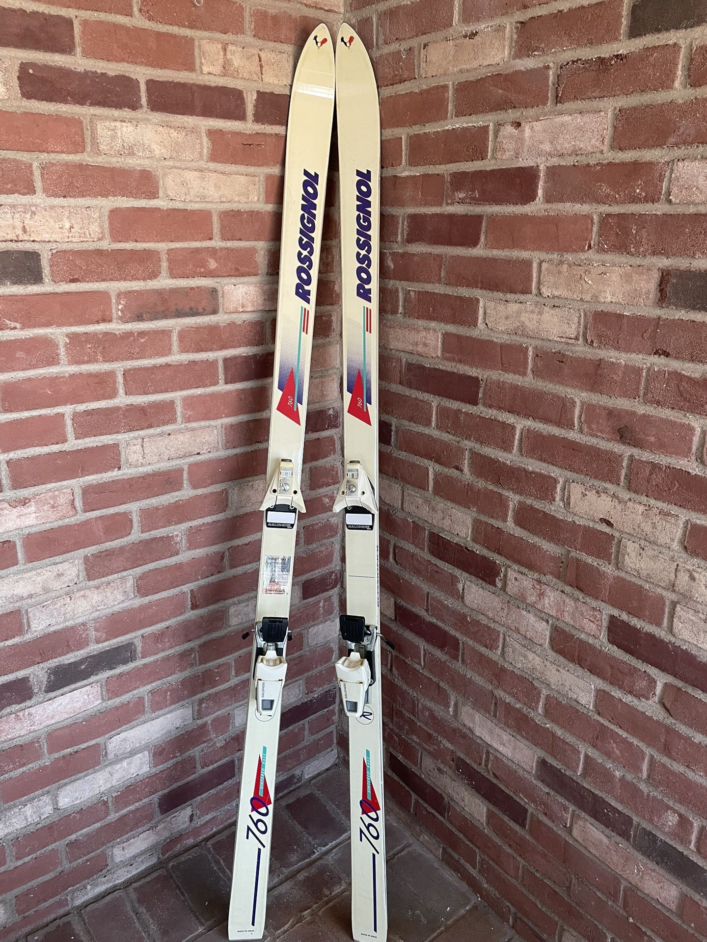 Rossignol 760 Skis with salomon 457 bindings
