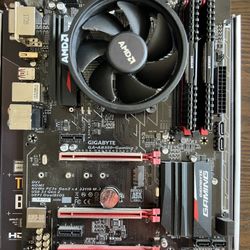 MSI GeForce GTX 1060 6GB + Ryzen 5 2600x + Motherboard + 32gb DDR4 Corsair RAM Bundle