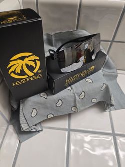 Heatwave lazer face polarized sunglasses