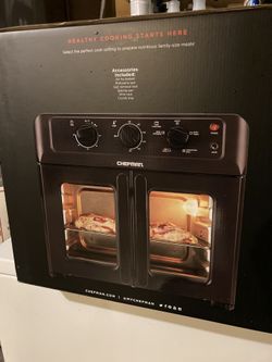 Chefman French Door Air Fryer + Oven with Rotisserie 
