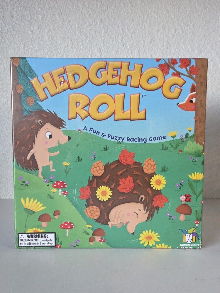Hedgehog Roll Fun Fuzzy Racing Game COMPLETE Gamewright 2021 NEW SEALED