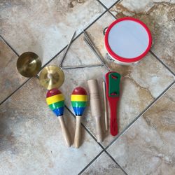 Melissa & Doug Band In Box 10 Pieces Musical Instruments 