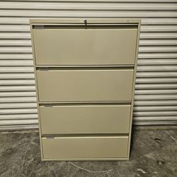 Uline 4 Drawer Lateral File Cabinet