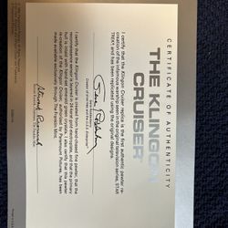 COLLECTORS Star Trek Klingon Cruiser