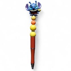Doorables Stitch Disney Beaded Ballpoint Twist Pen