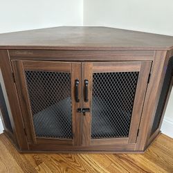 Lovinouse Corner Dog Crate Furniture For Small Dog